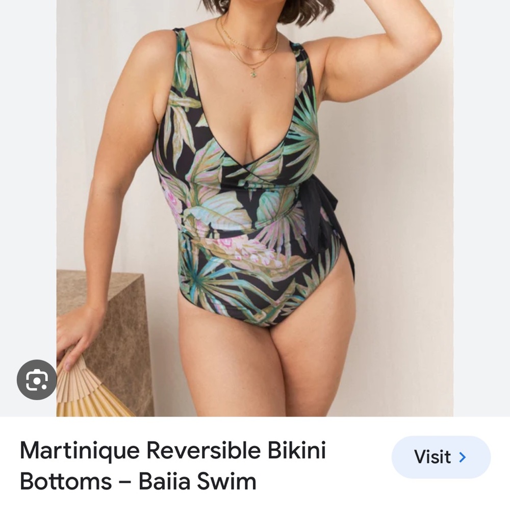 BAIIA MARTINIQUE REVERSIBLE BIKINI BOTTOMS SIZE 12 EUC worn once